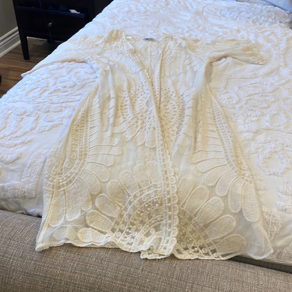 Women lace kimono - Picture 4 of 7